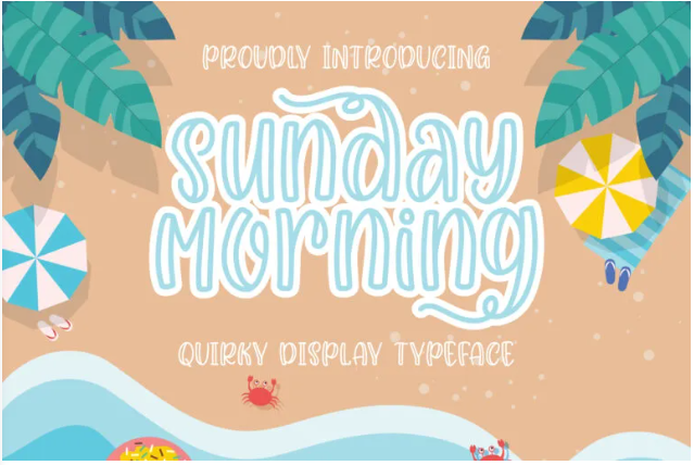 Sunday Morning Quirky Game Font