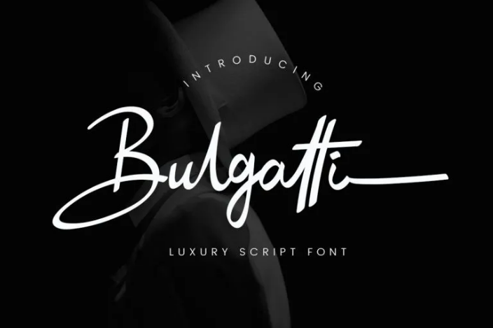 Bulgatti Luxury Script Typeface as the Best Fonts for Advertising