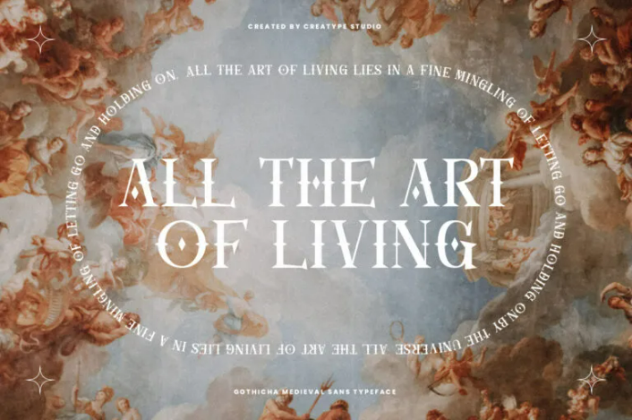 Gothica Medieval Sans Typeface