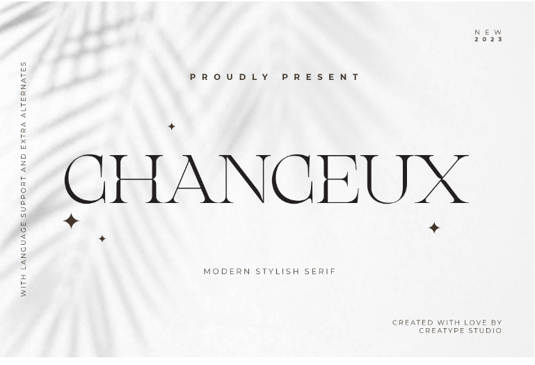 Chaneux Serif Font