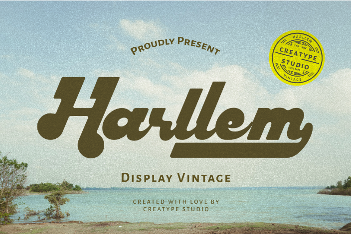 Harllem Display Vintage Typeface