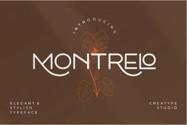 Montrelo Elegant Game Font