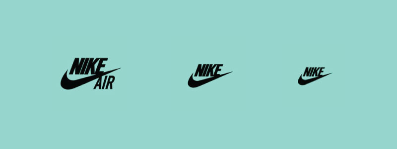 The intuitive logo of Nike 