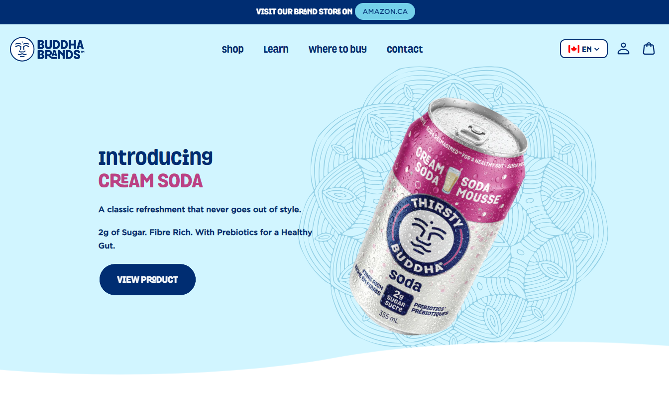 Interactive homepage of Buddha Brands