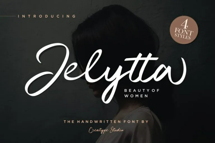Jelytta Handwritten Script Typeface