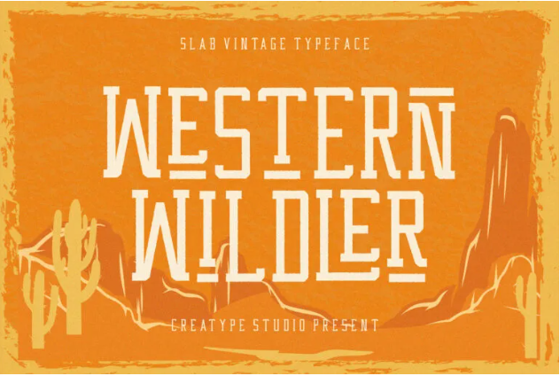 Western Wildler Wild West Game Font