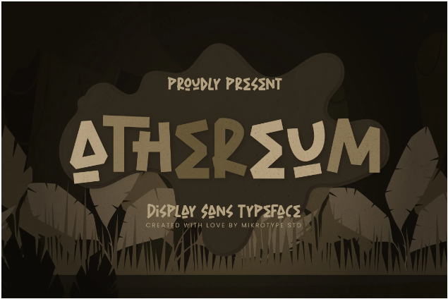 Athereum Wild Display Font