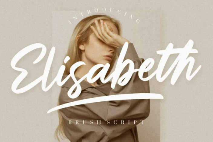Elisabeth Brush Script Typeface