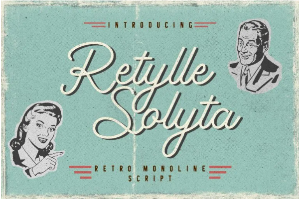 Retylle Solyta Classy Race Car Font