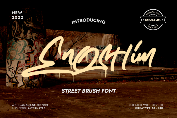 Enostlim Urban Street Font
