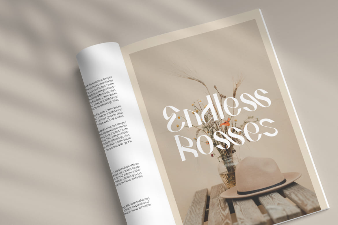 Angela Unique Display Font