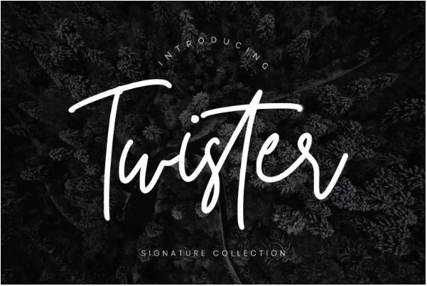 Twister Chaotic Font