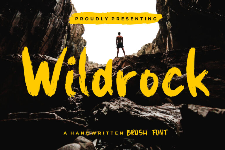 Wildrock Handwritten Brush Font