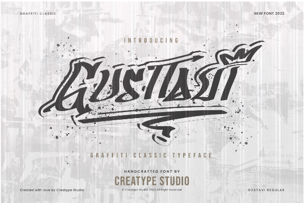 Gustavi Graffiti Font