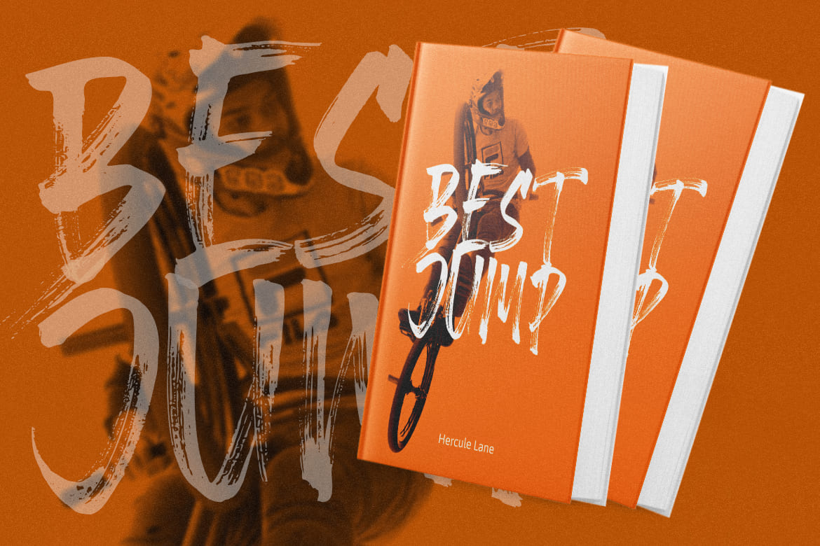 Rockfull Capital Brush Font