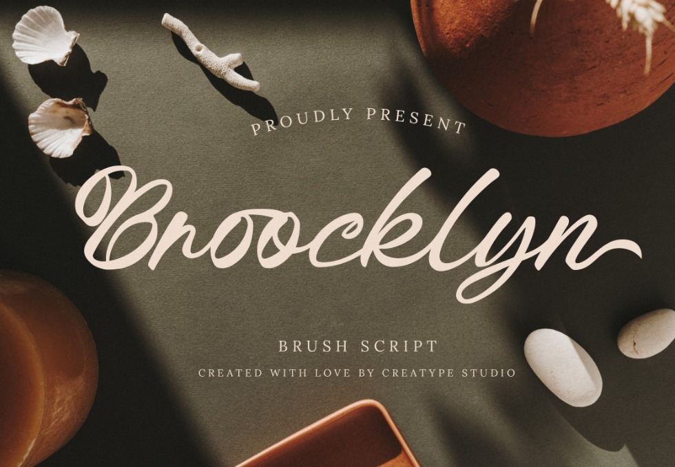 Broocklyn Brush Script for Tattoo Font