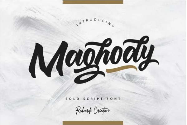 Maghody Wavy Race Car Font