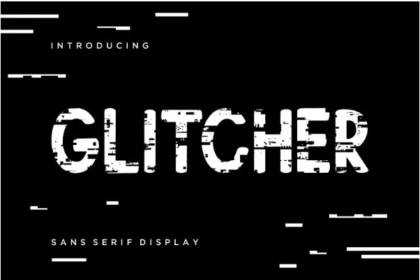 Glitcher Rae Car Font