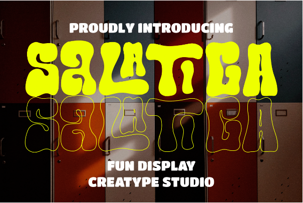 Slatiga Attractive Skateboard Font