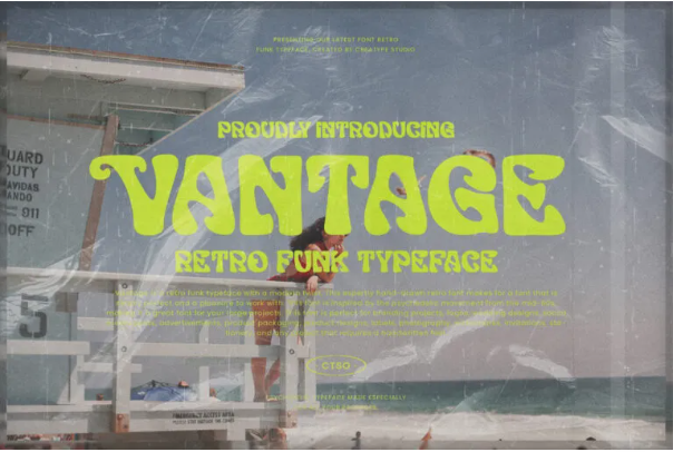 Vantage Funk Font