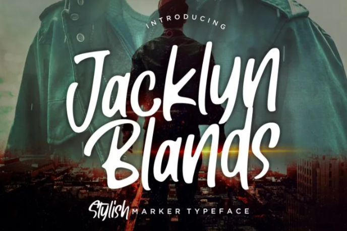 A funky journey font, Jacklyn Blands Font