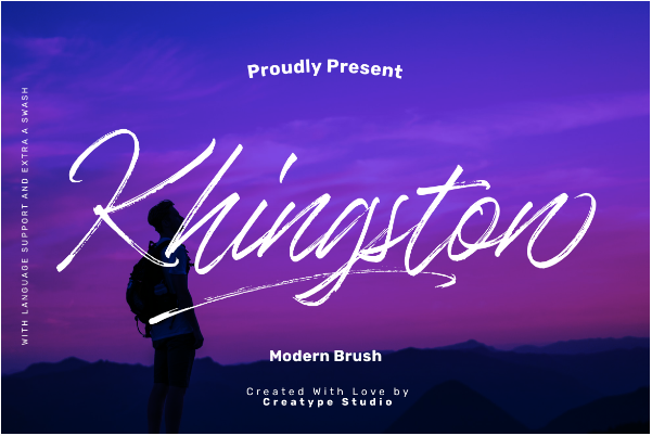 Khingston Swift Motion Font