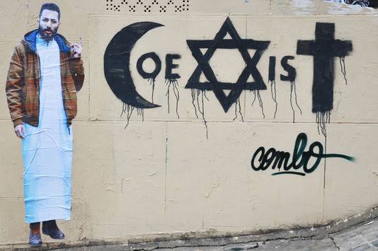 Combo Coexist Graffiti Art