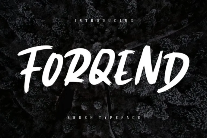 A robust journey font, Forgend Font