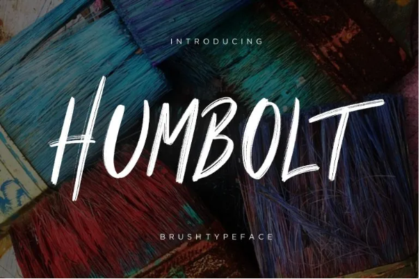 Humbolt Brush Typeface