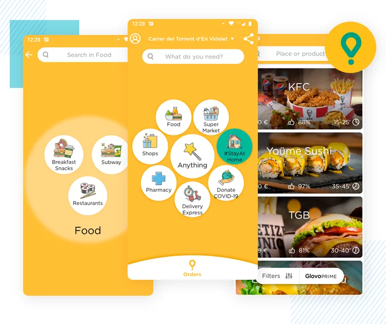 A Spain-based delivery app, Glovo