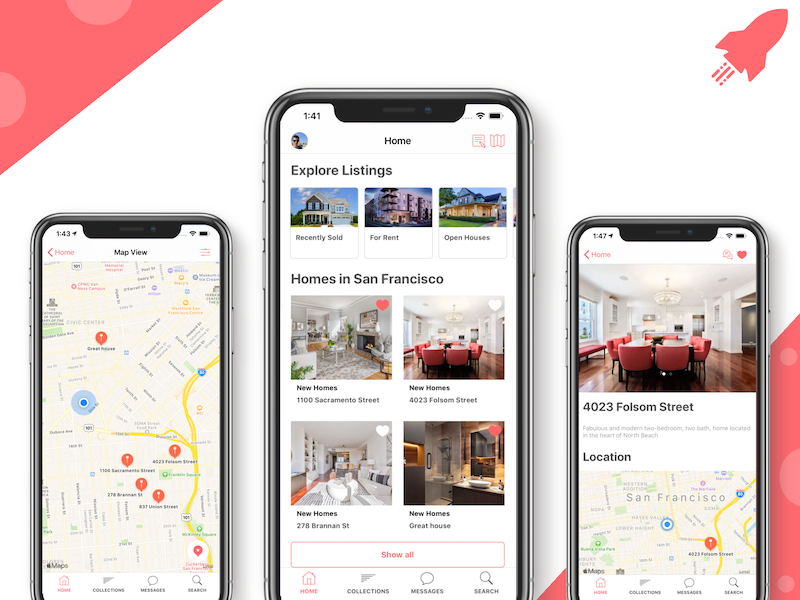 A well-designed hospitality app, Airbnb