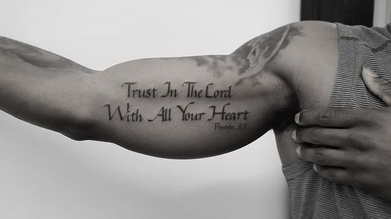 Inspirational Men Quotes for Tattoos to Express Yourself