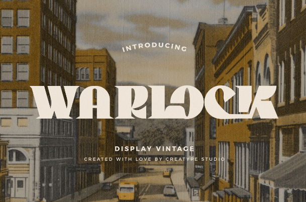 Warlock Display Vintage