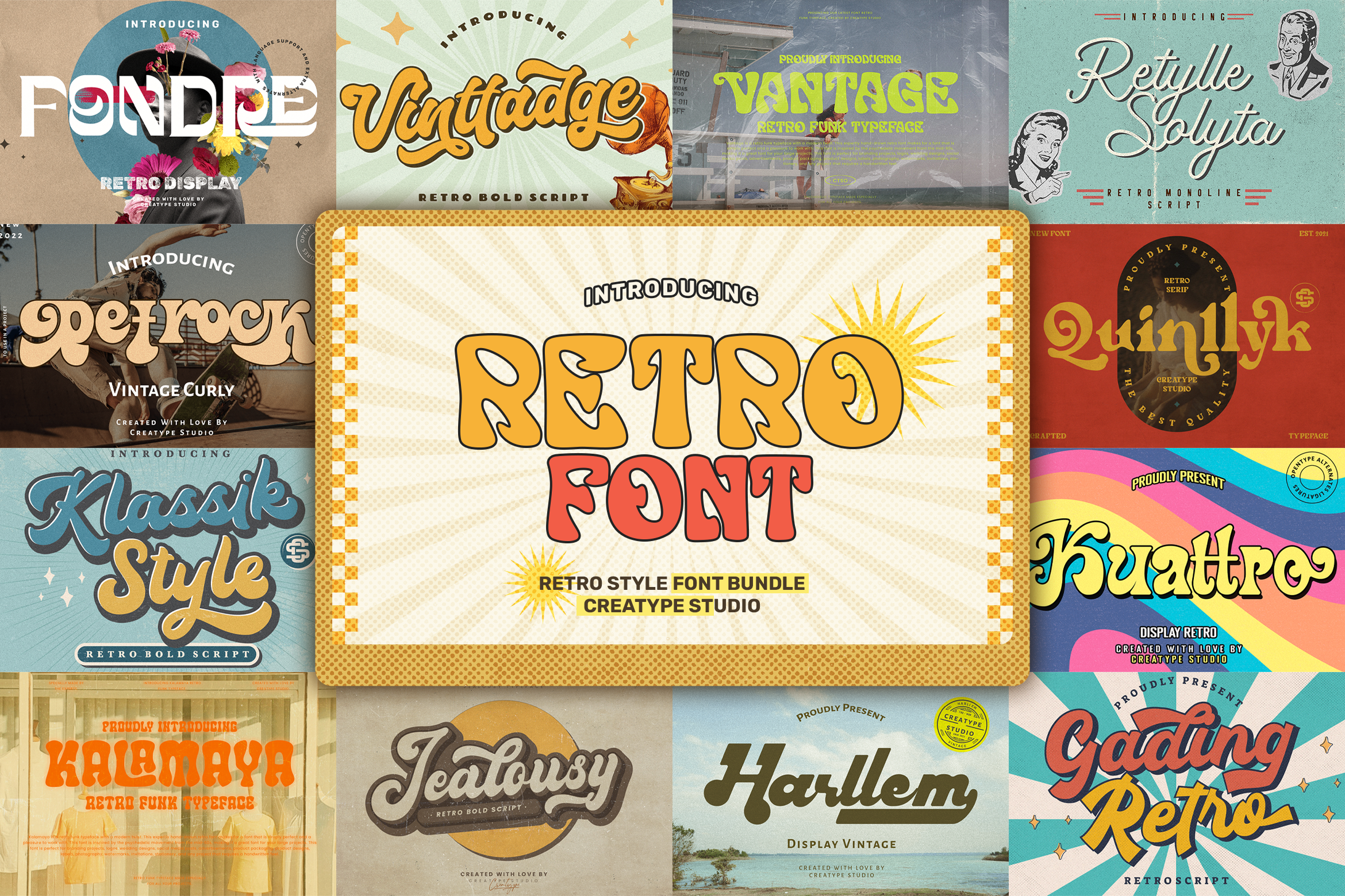 10+ Hottest Retro Fonts for a Rugged Design Aesthetic