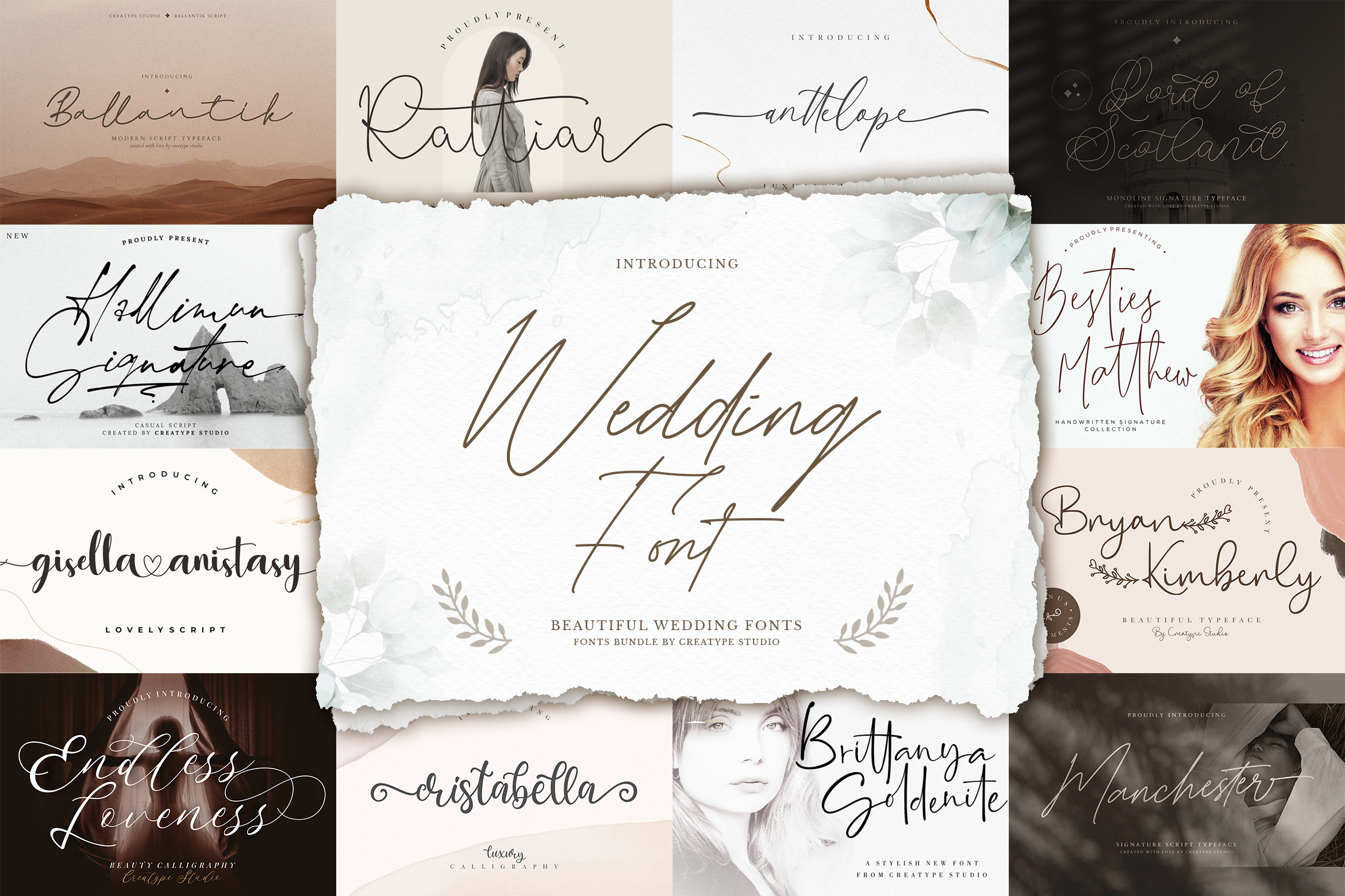 12 Stunning Wedding Fonts With Luxury and Elegant Touch