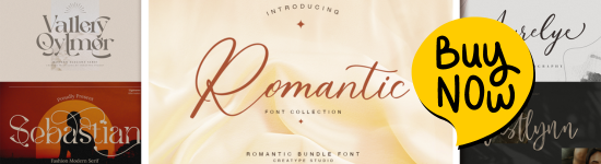 Romantic buy banner