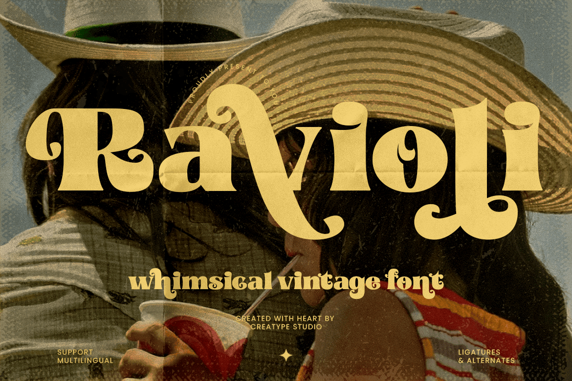 Ravioli Whimsical Vintage