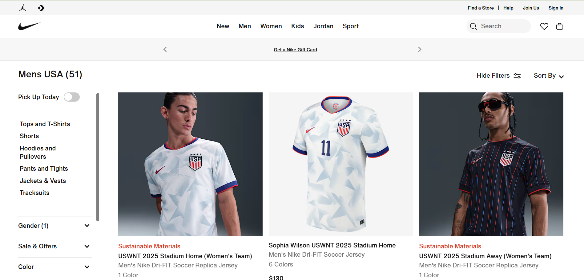 Nike Website as an example of digital design