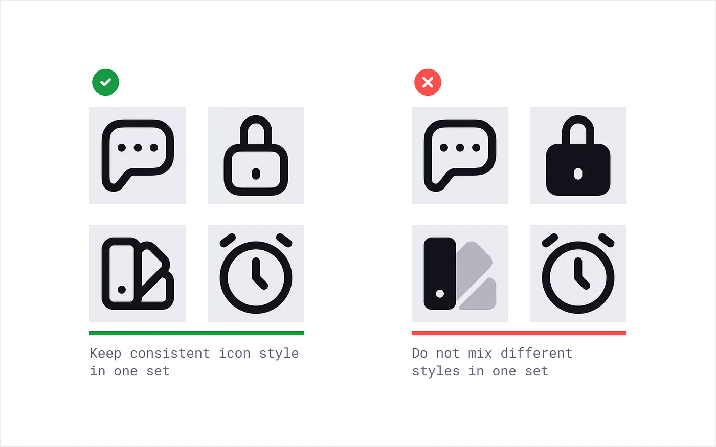 consistent icon set