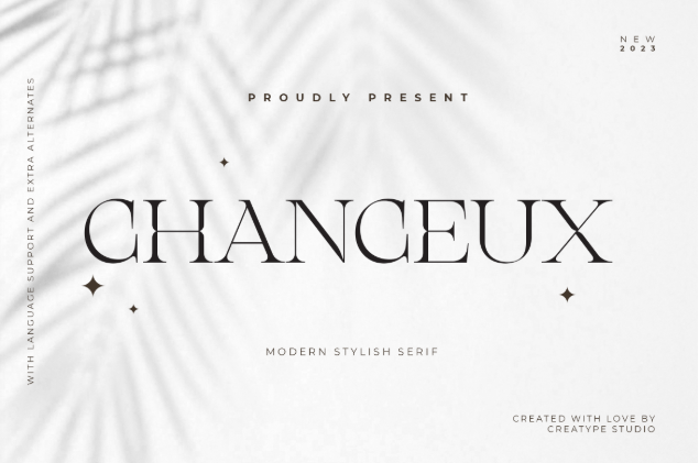 chanceux font