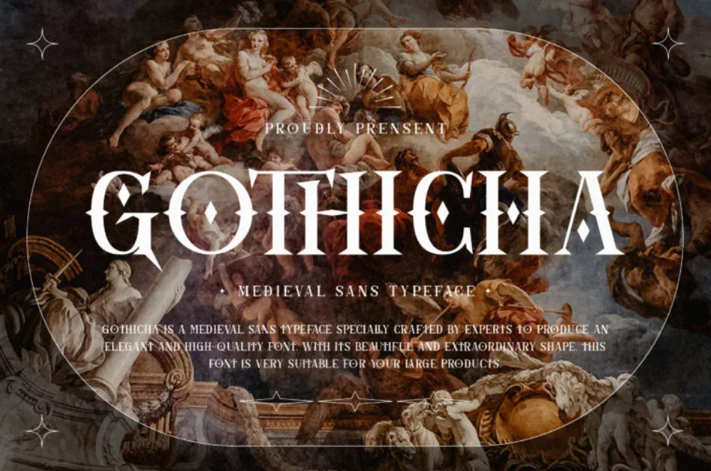 13. Gothicha Medieval Sans