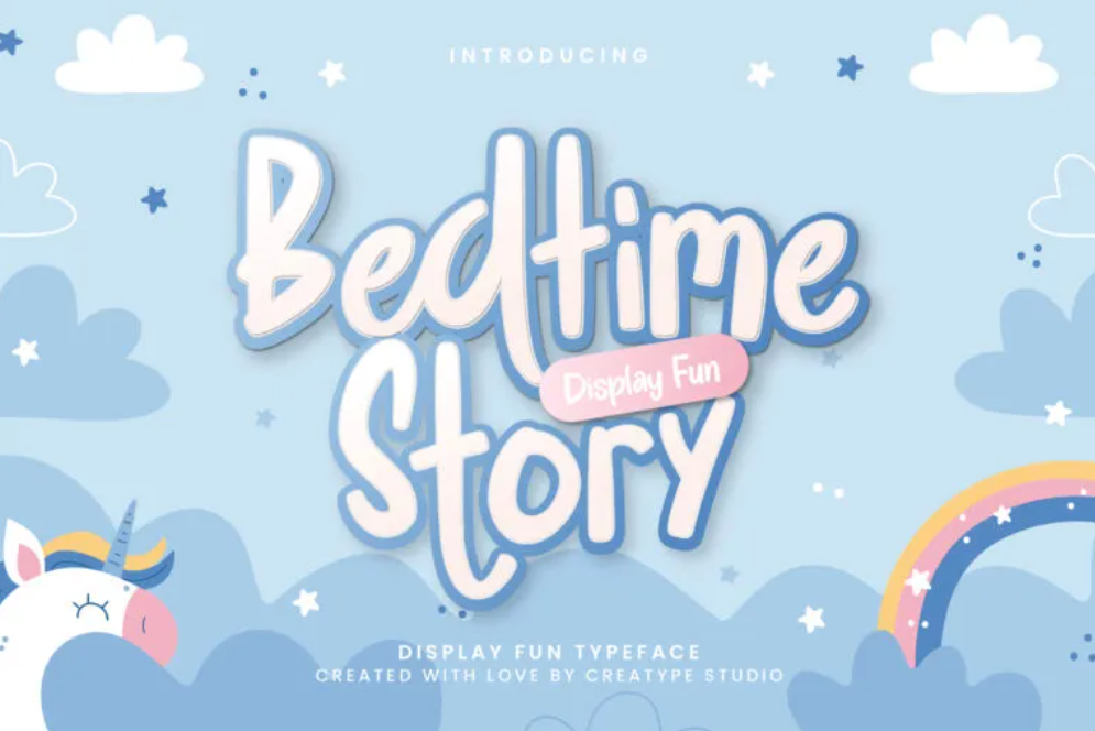 bedtime story font