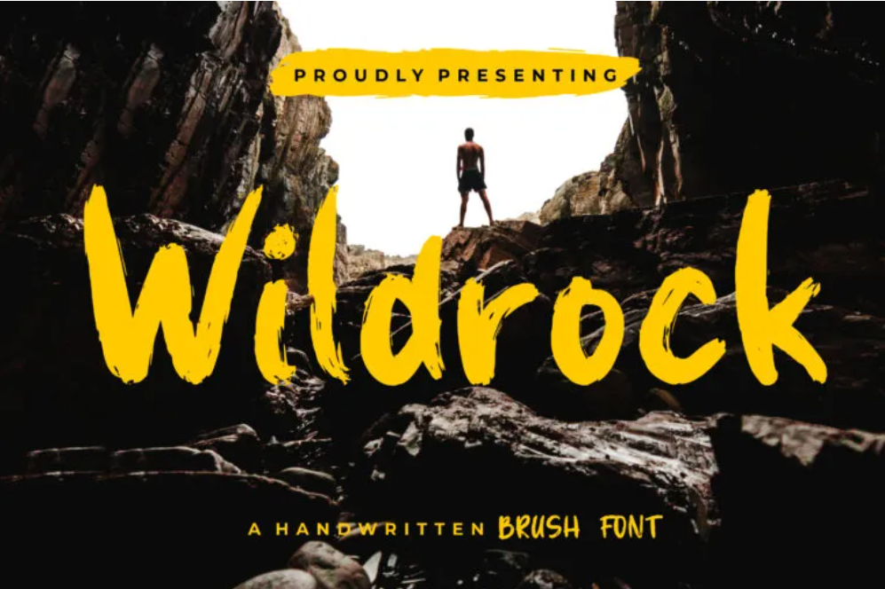 15. Wildrock Handwritten Brush Font