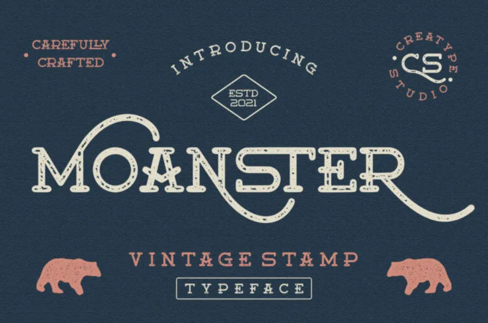 moanster font