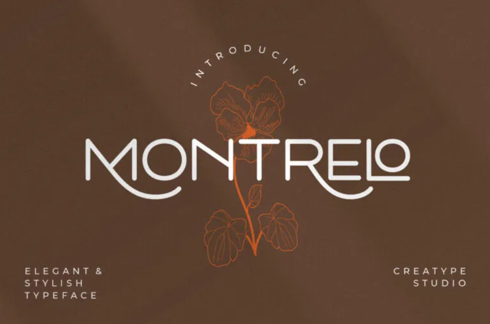 16. Montrelo Elegant Sans Serif