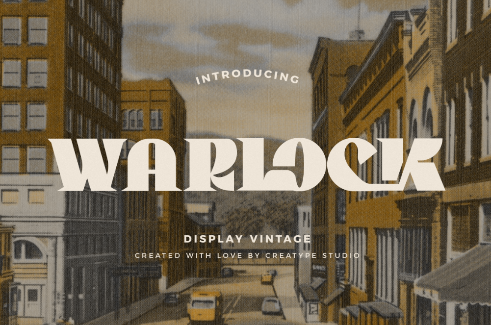 Warlock Display Vintage