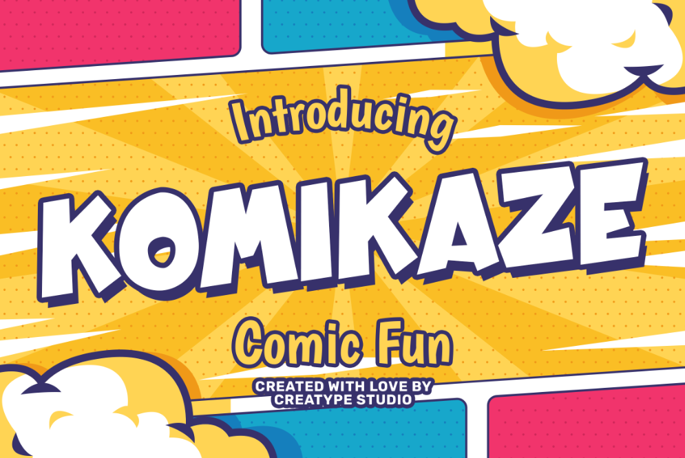 komikaze font