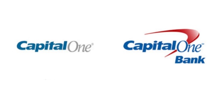 capital one bank logo redesign