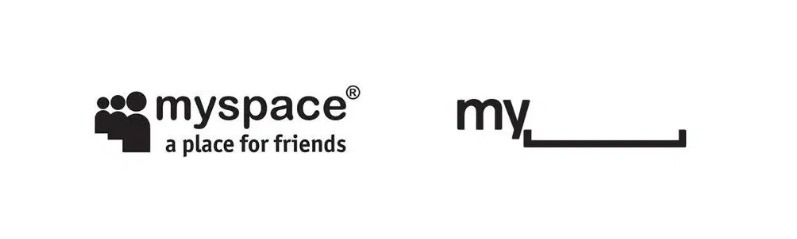 myspace logo redesign