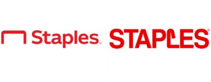 staples logo redesign